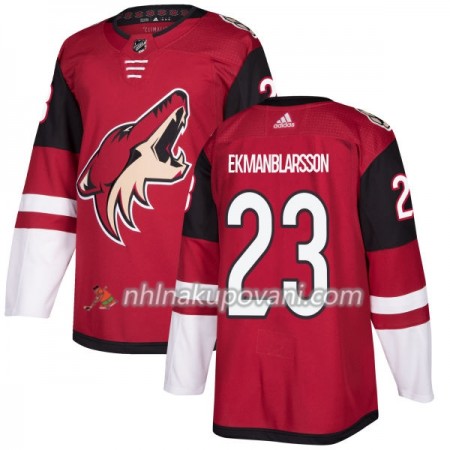 Arizona Coyotes Dresy Oliver Ekman-Larsson 23 Adidas 2017-2018 Maroon Authentic - Pánské